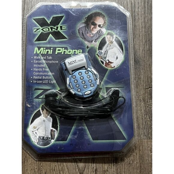 vtg Cyber Gear Mini Phone New in Factory Sealed Housing with Earset & Microphone - Picture 3 of 7